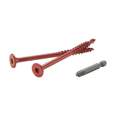 Wood Screw, #14, 4 In, 50 PK